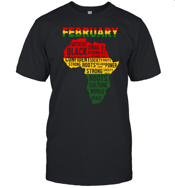 February Faith Trust Hope Black Confident shirt