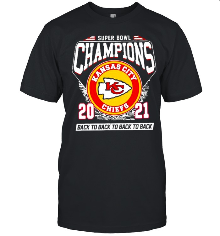 Super Bowl Kansas City Chiefs Football 2021 Champions Black To Back To Back shirt