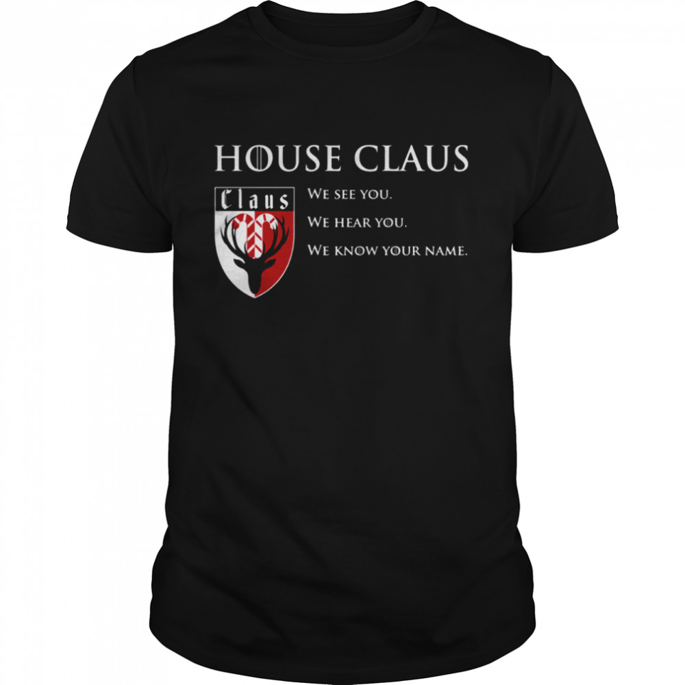 House Claus shirt