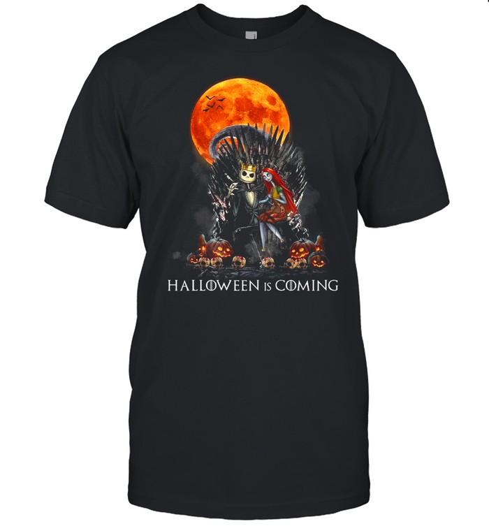 Jack Skellington and Sally GOT halloween is coming shirt