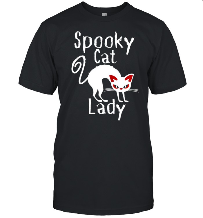 Spooky cat lady shirt