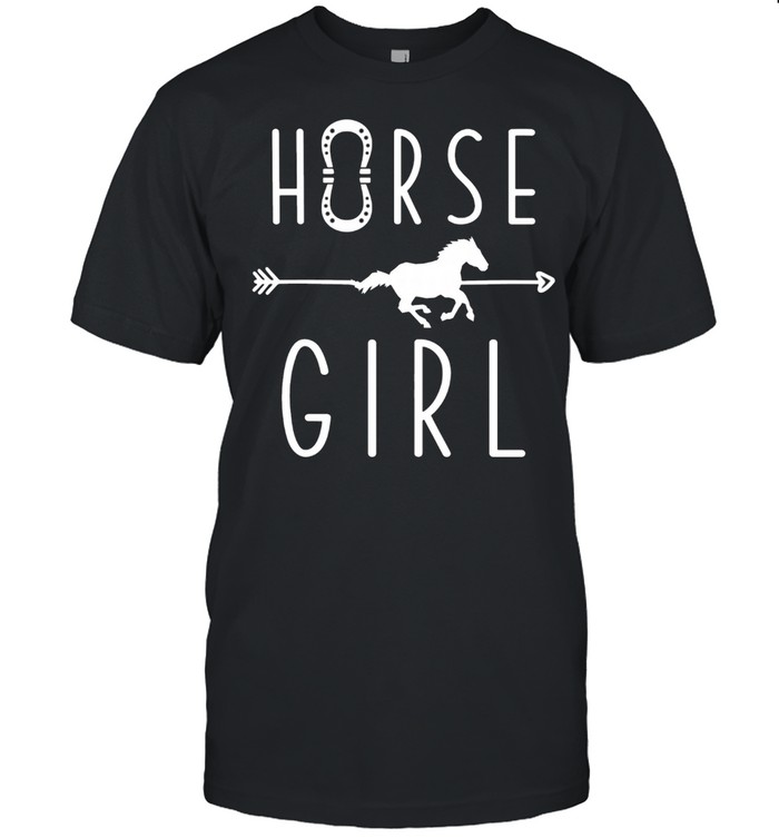 Horse Girl Pony Equestrian Sports Rider School Riding Horses shirt