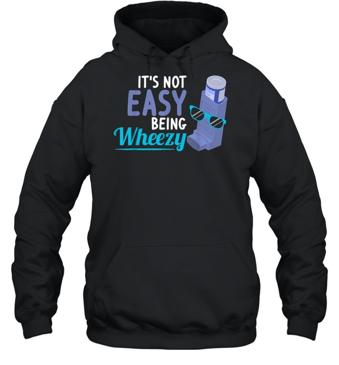 Inhaler COPD Warrior Wheezy Asthma Awareness for Asthmatic shirt Unisex Hoodie
