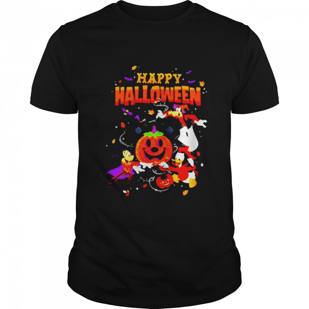 Disney characters friends happy Halloween shirt