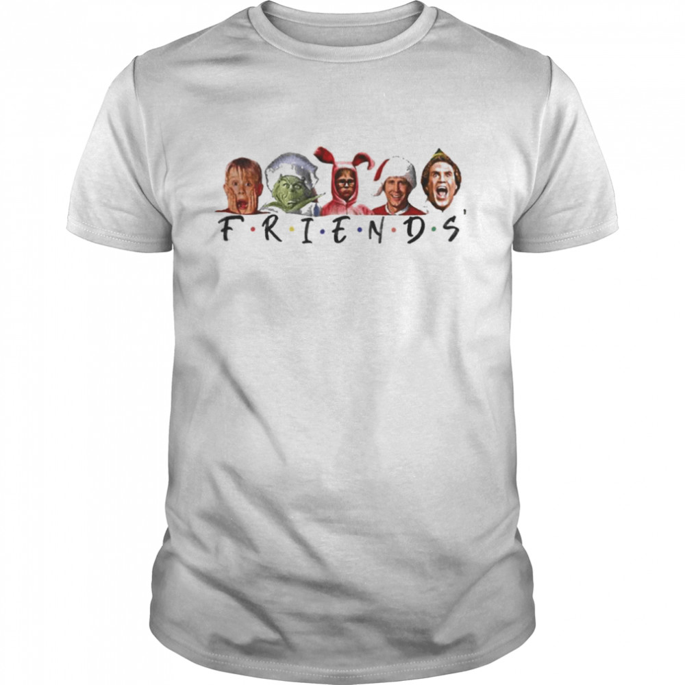 Characters Elf Grinch Kevin Friends christmas shirt