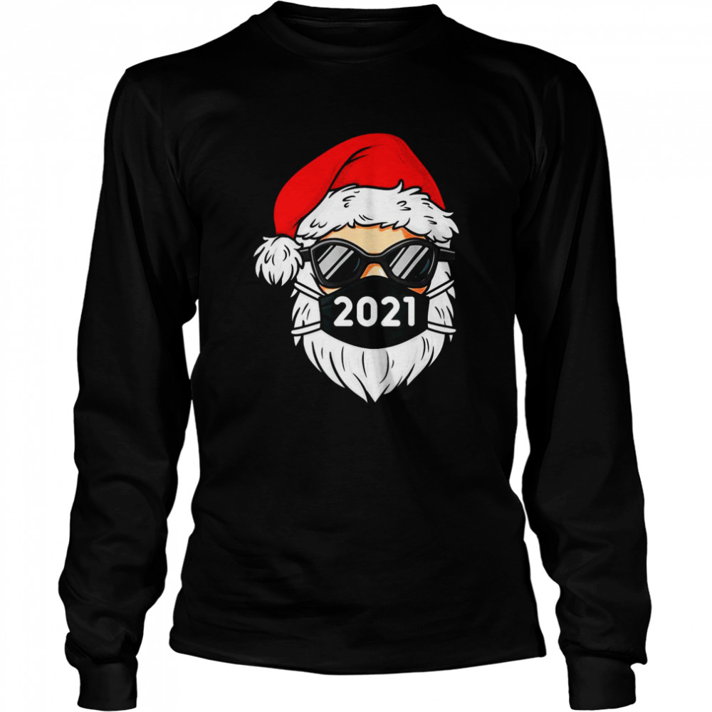 2021 Christmas Santa Claus Boys Family Xmas  Long Sleeved T-shirt