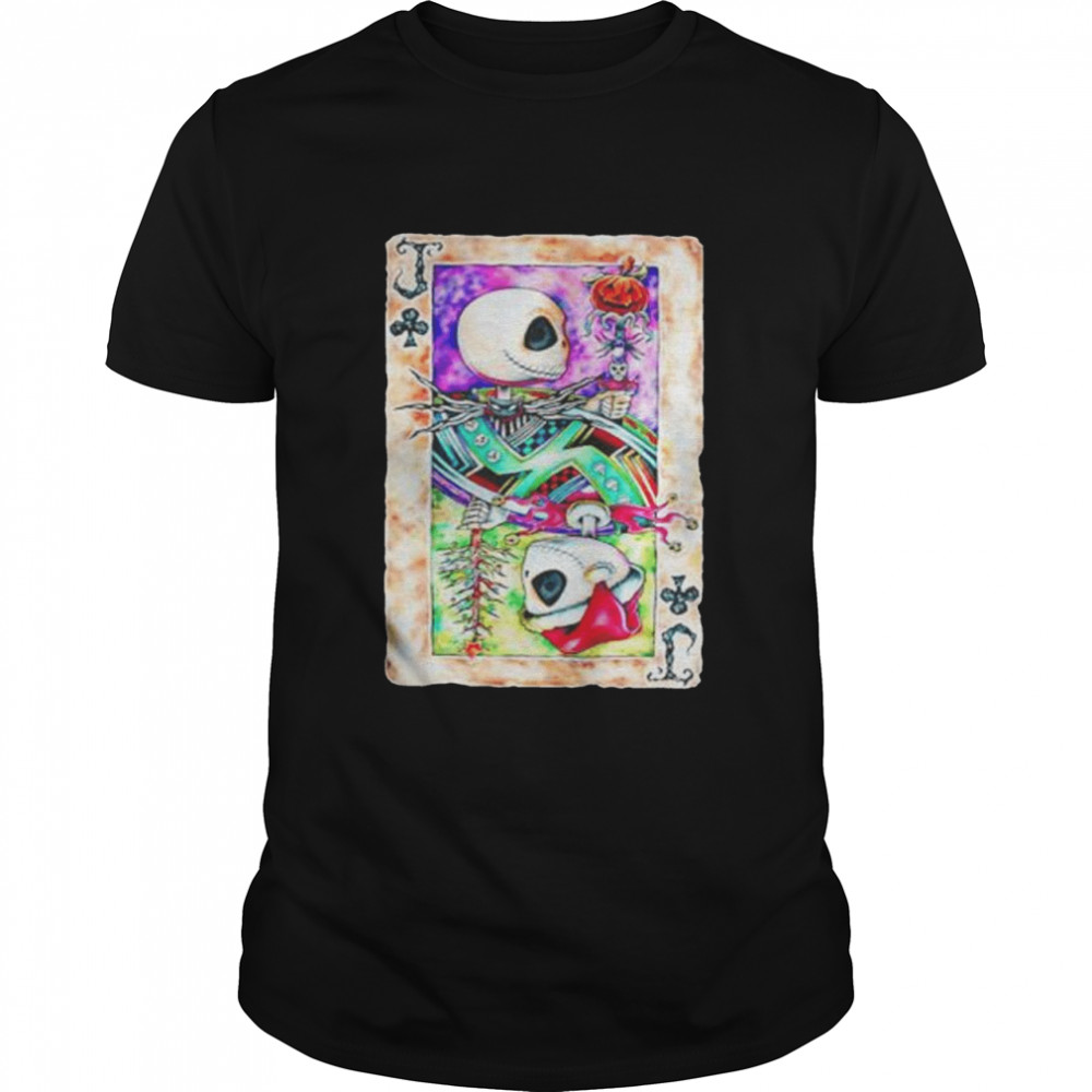 Jack Skellington Playing Card shirt