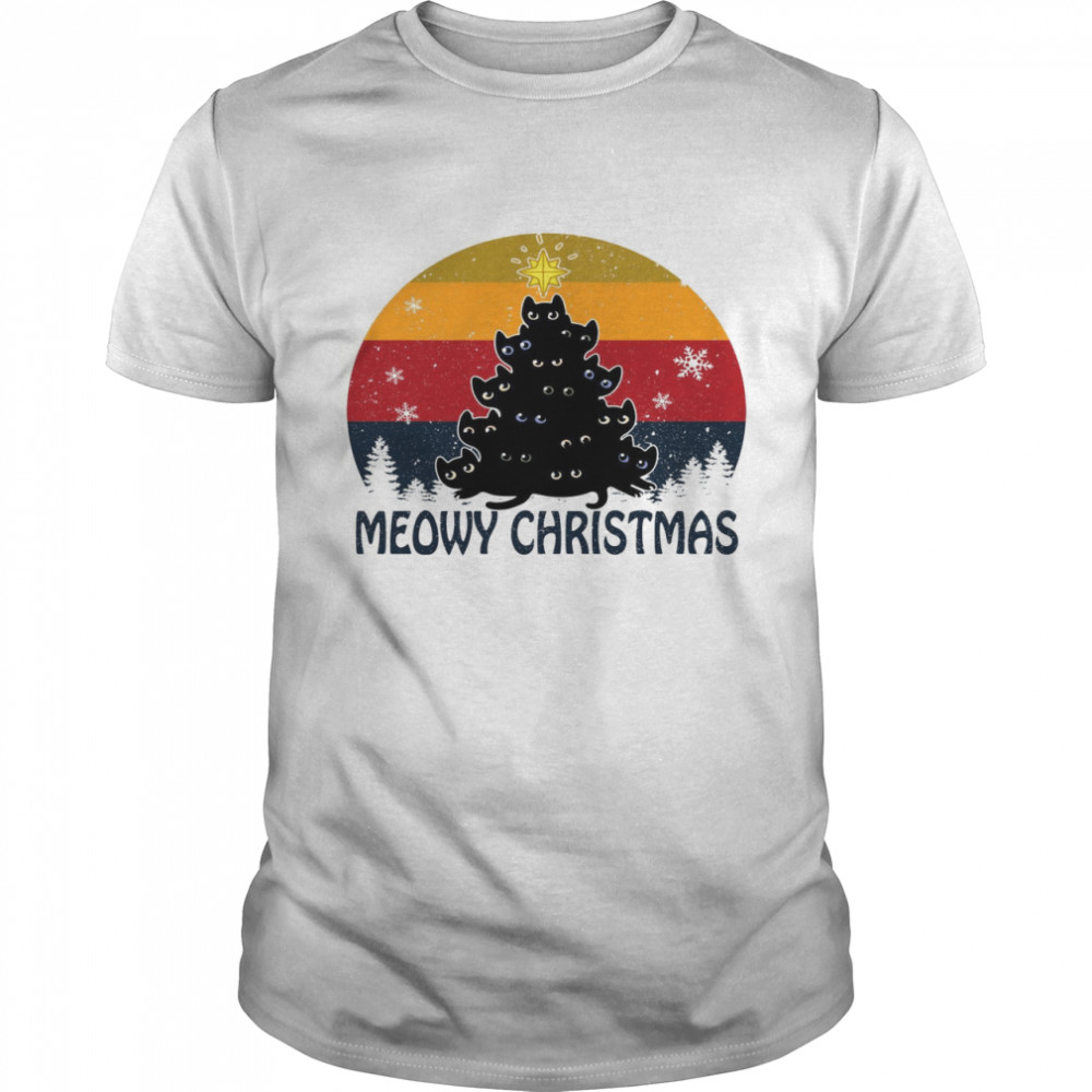 Meowy Christmas Shirt