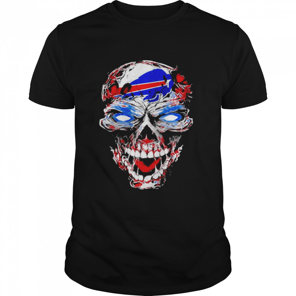 Buffalo Bills 48 Skull shirt