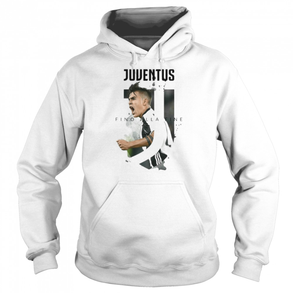 Watercolor Juventus Symbol Paulo Dybala shirt Unisex Hoodie