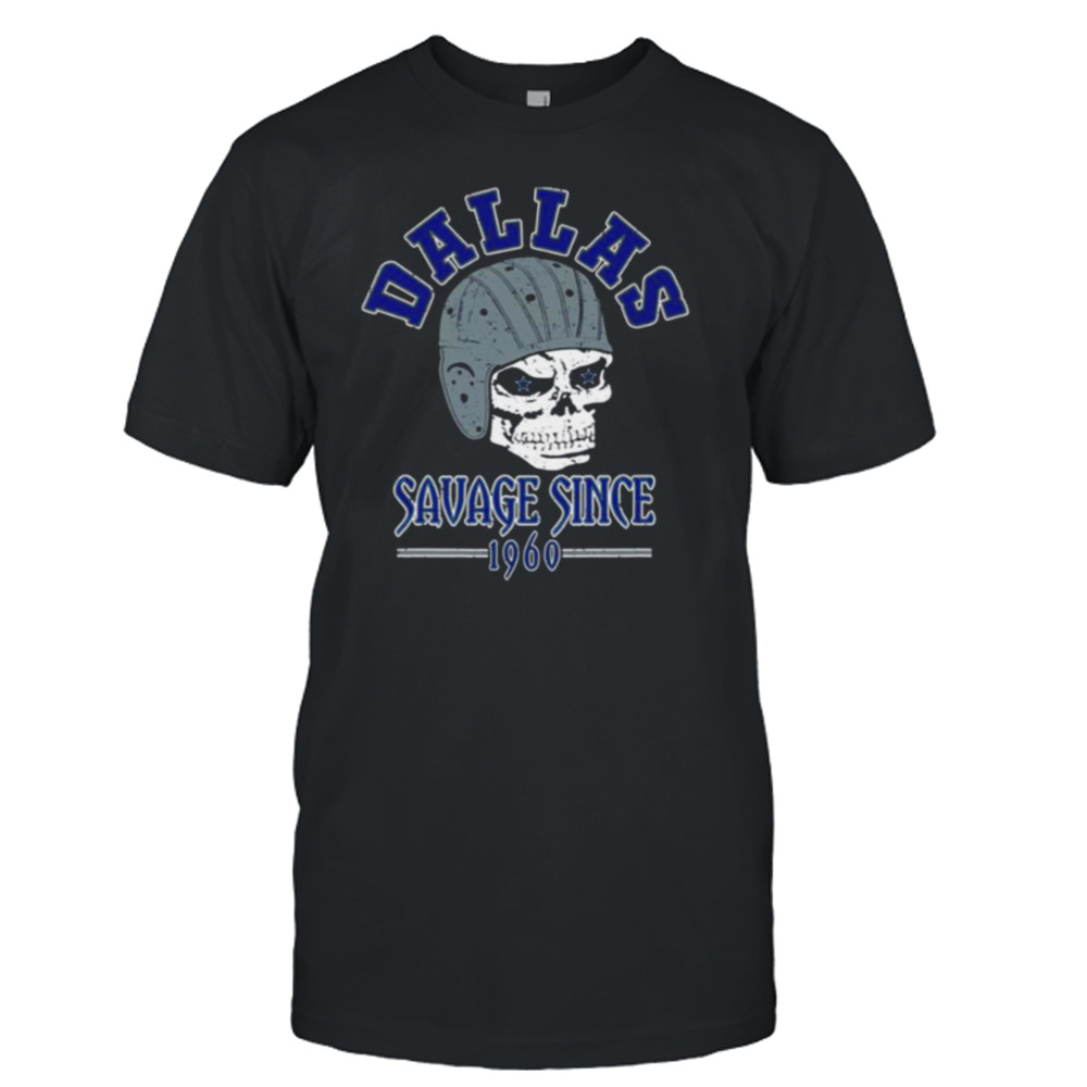 1960 Savage Skull Dallas Cowboys shirt