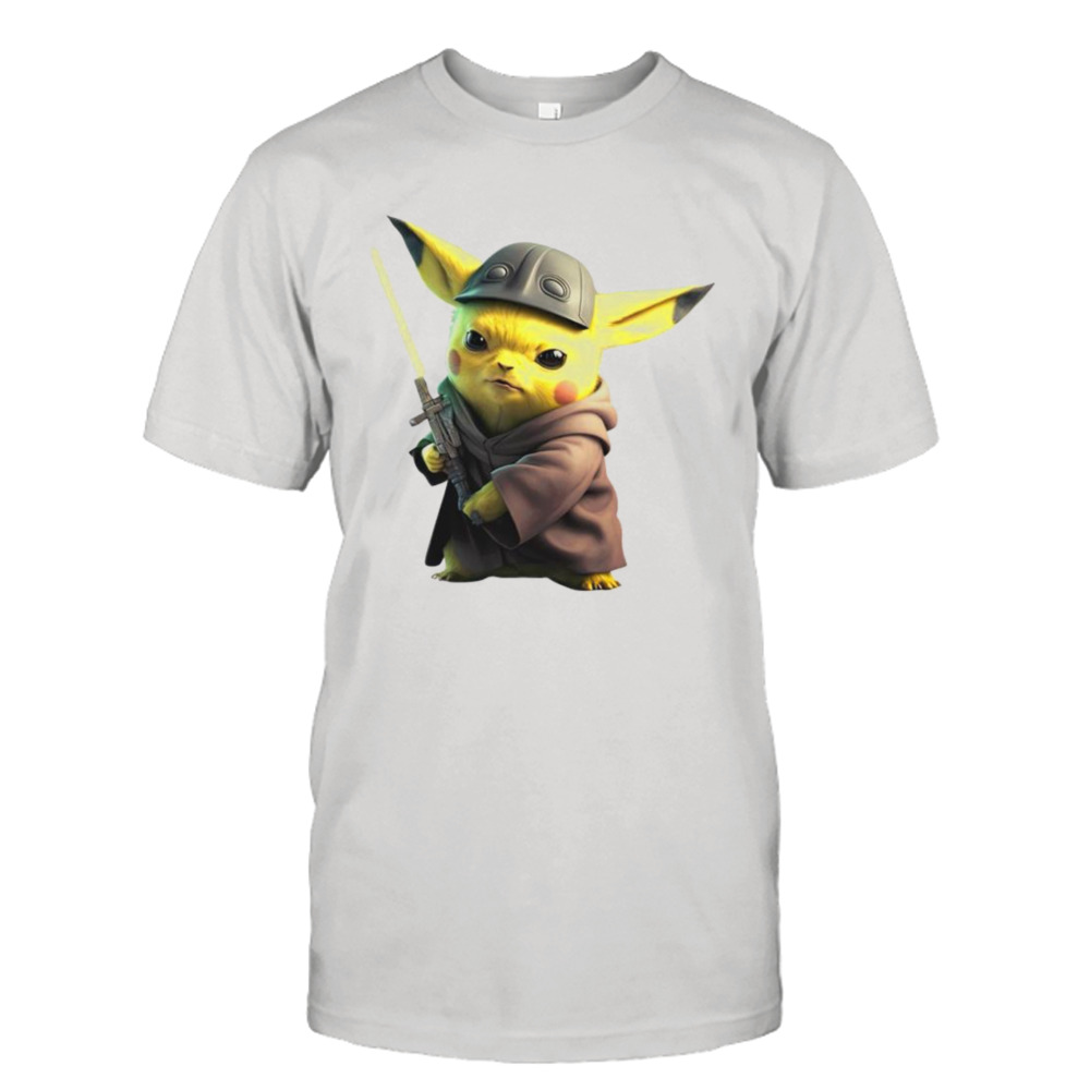 Star Wars Baby Yoda Pikachu shirt