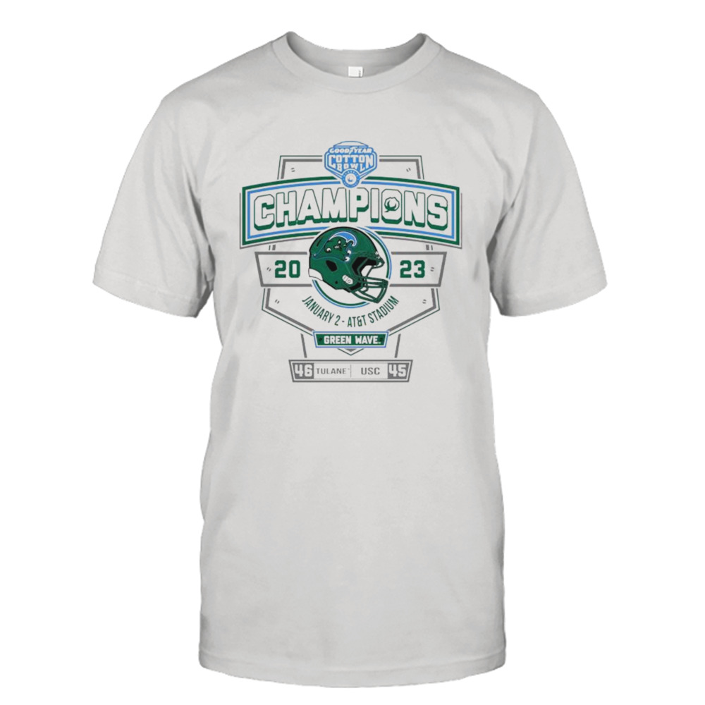 Tulane Green Wave 2022 Cotton Bowl Champions Shirt