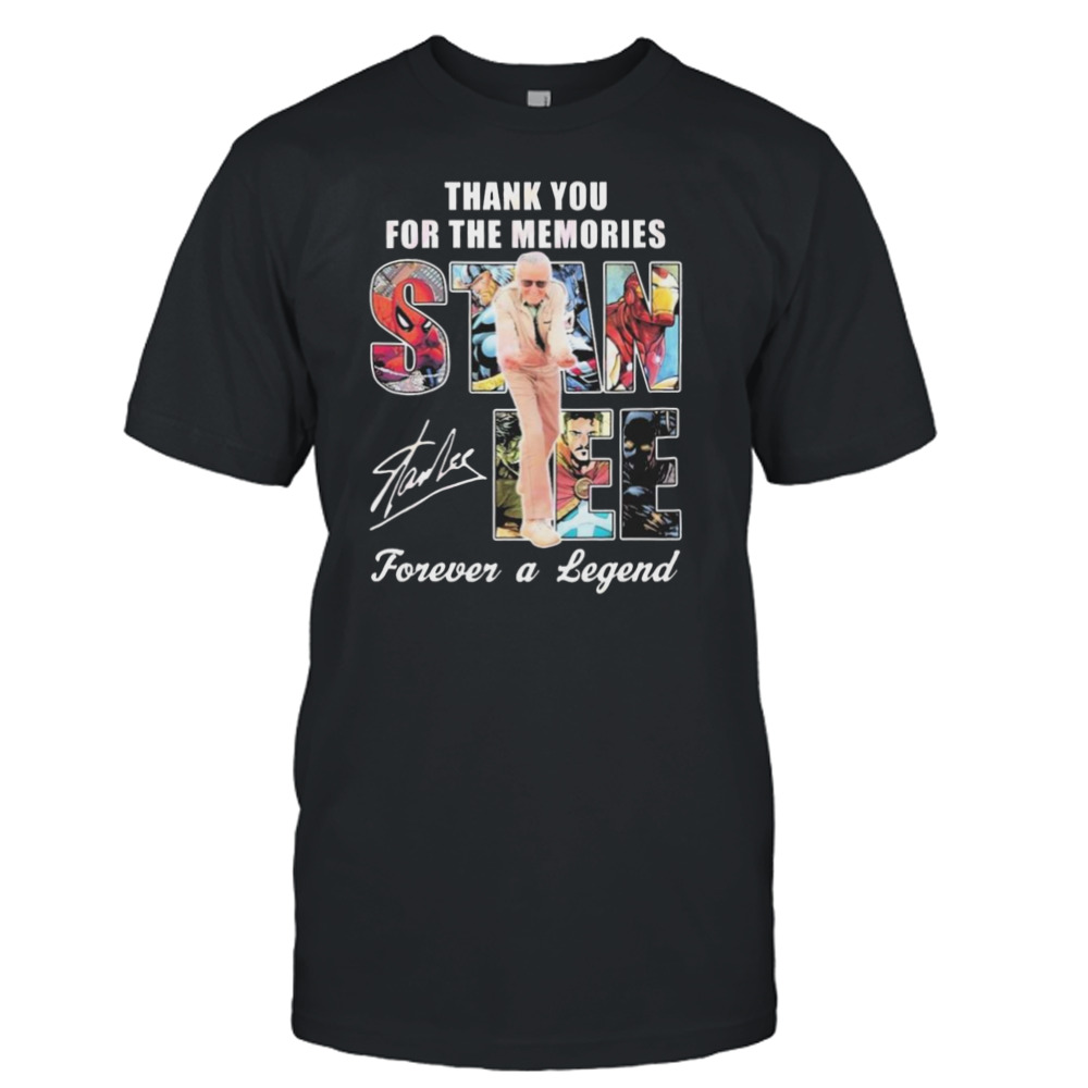 Thank You For The Memories Stan Lee Forever A Legend T-Shirt