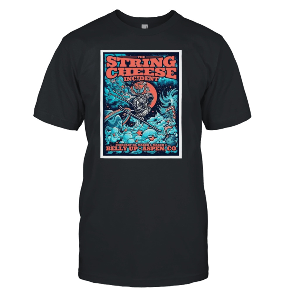 The string cheese incident aspen co poster tour 2023 shirt