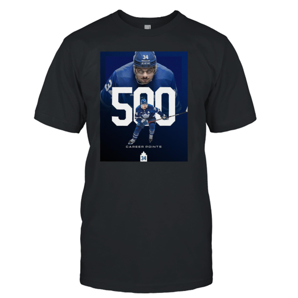 Toronto Maple Leafs 500 Career Points shirt