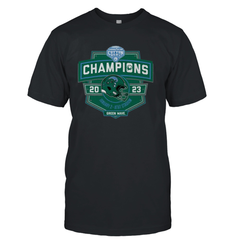 Tulane Green Wave 2022 Cotton Bowl Champion Team shirt