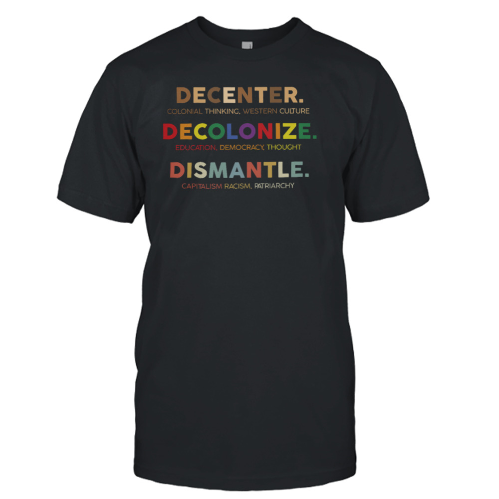 Decenter Colonial Thinking Western Culture Decolonize Shirt