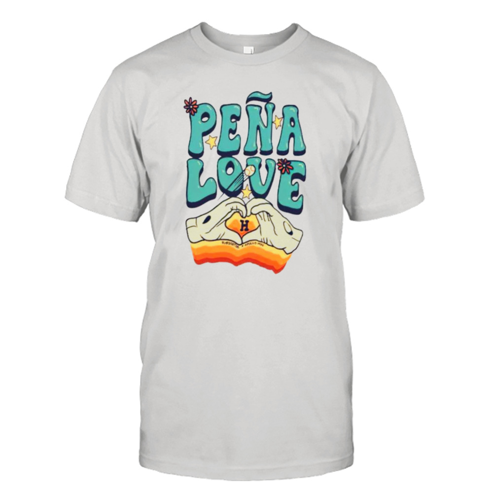 Jeremy Peña love Houston Astros shirt