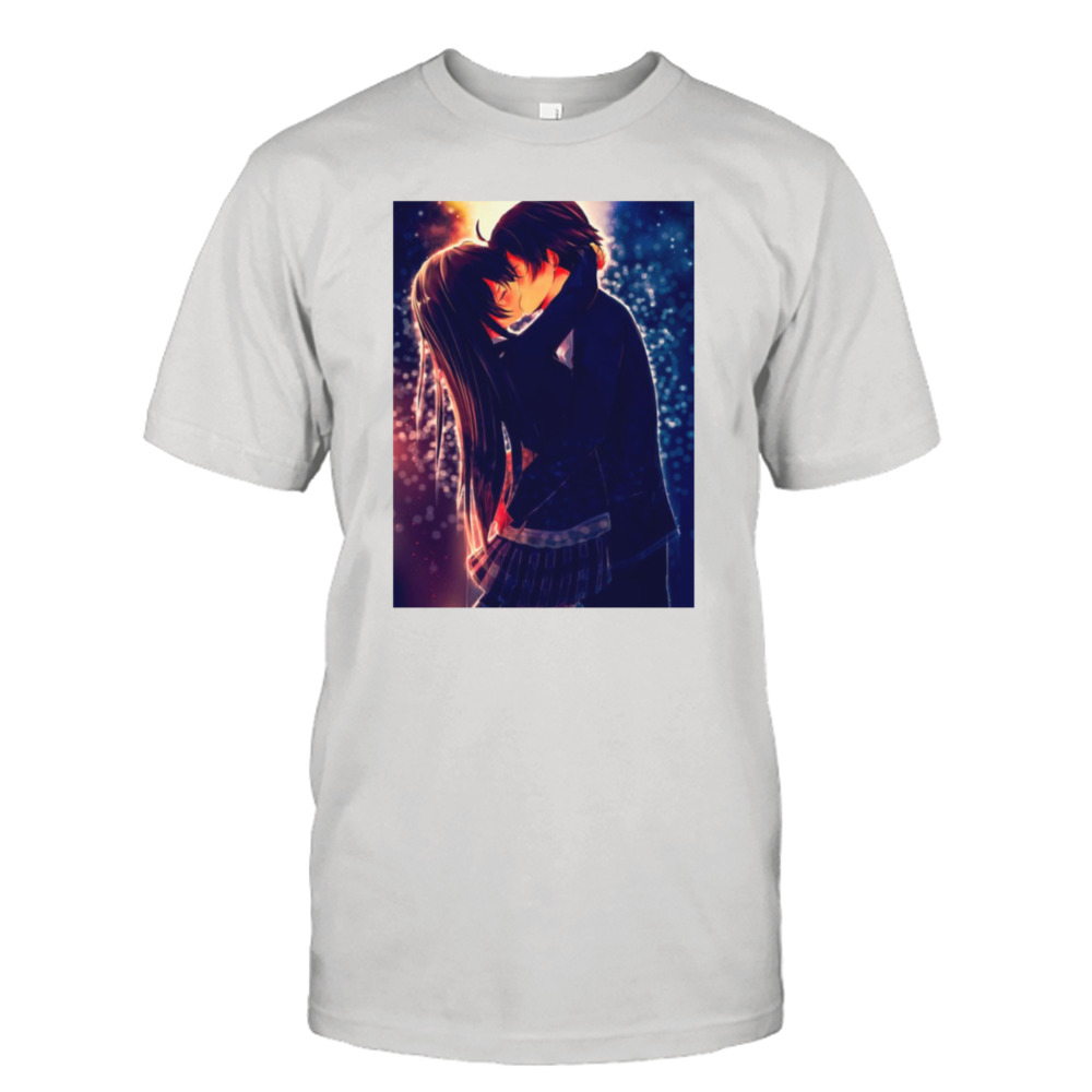 Kissing Hikigaya Japanese Oregairu Graphic shirt