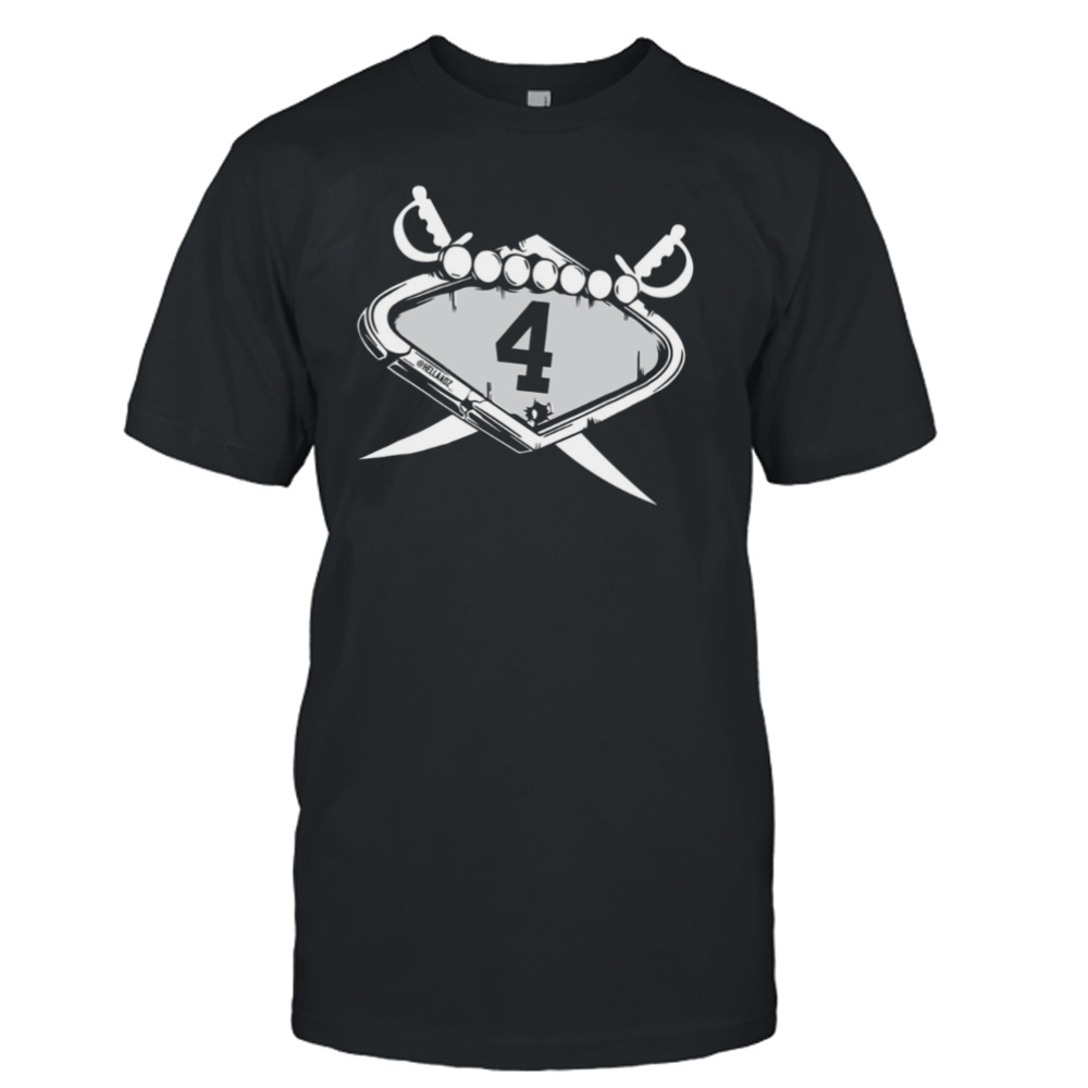 Las Vegas Number 4 Derek Carr Logo shirt