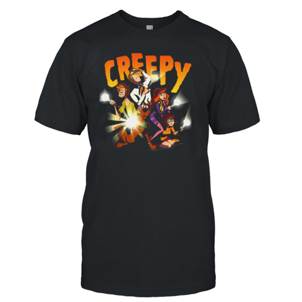 Mystery Gang Group Shot Creepy Scooby Doo shirt