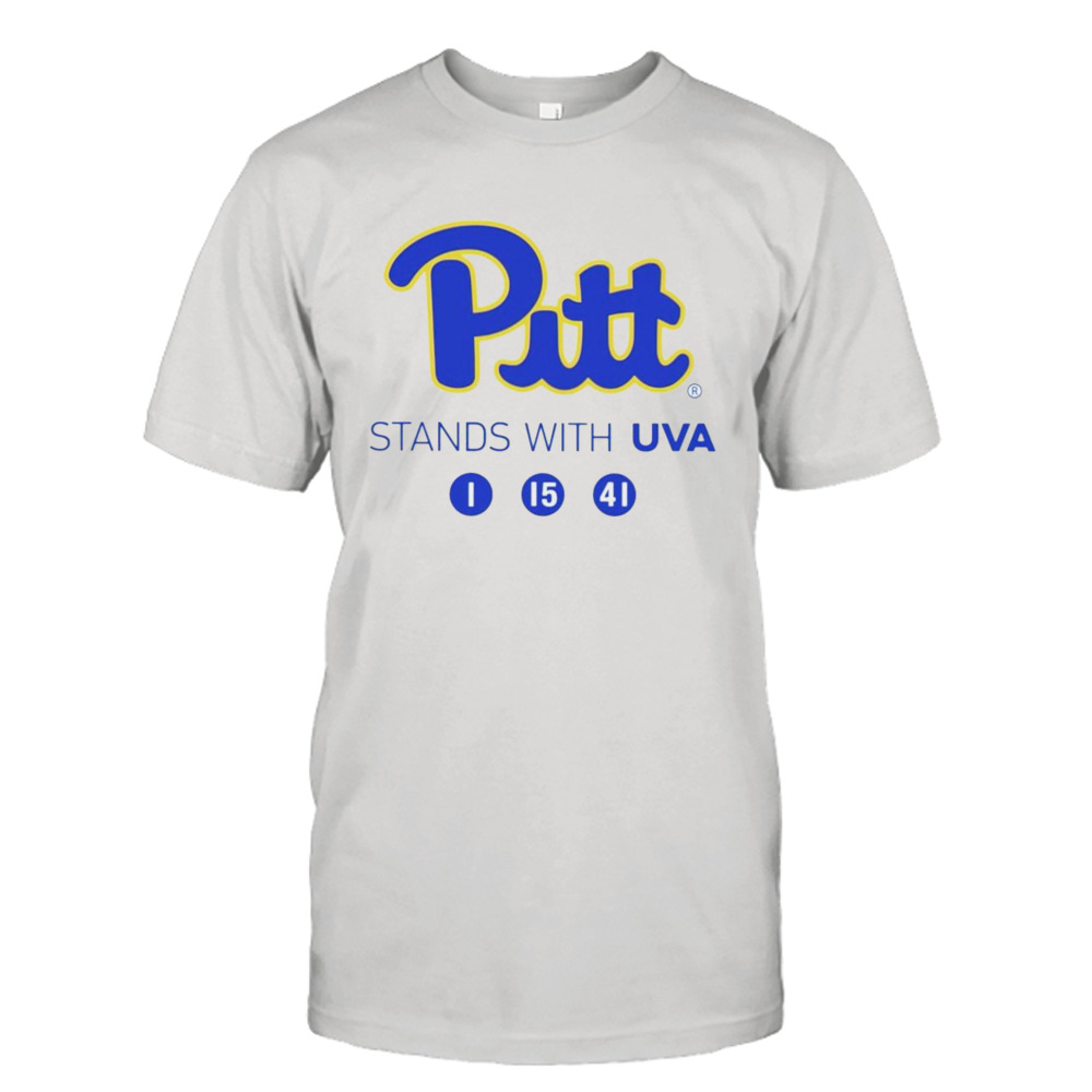 Pitt stands with UVA 1 15 41 shirt