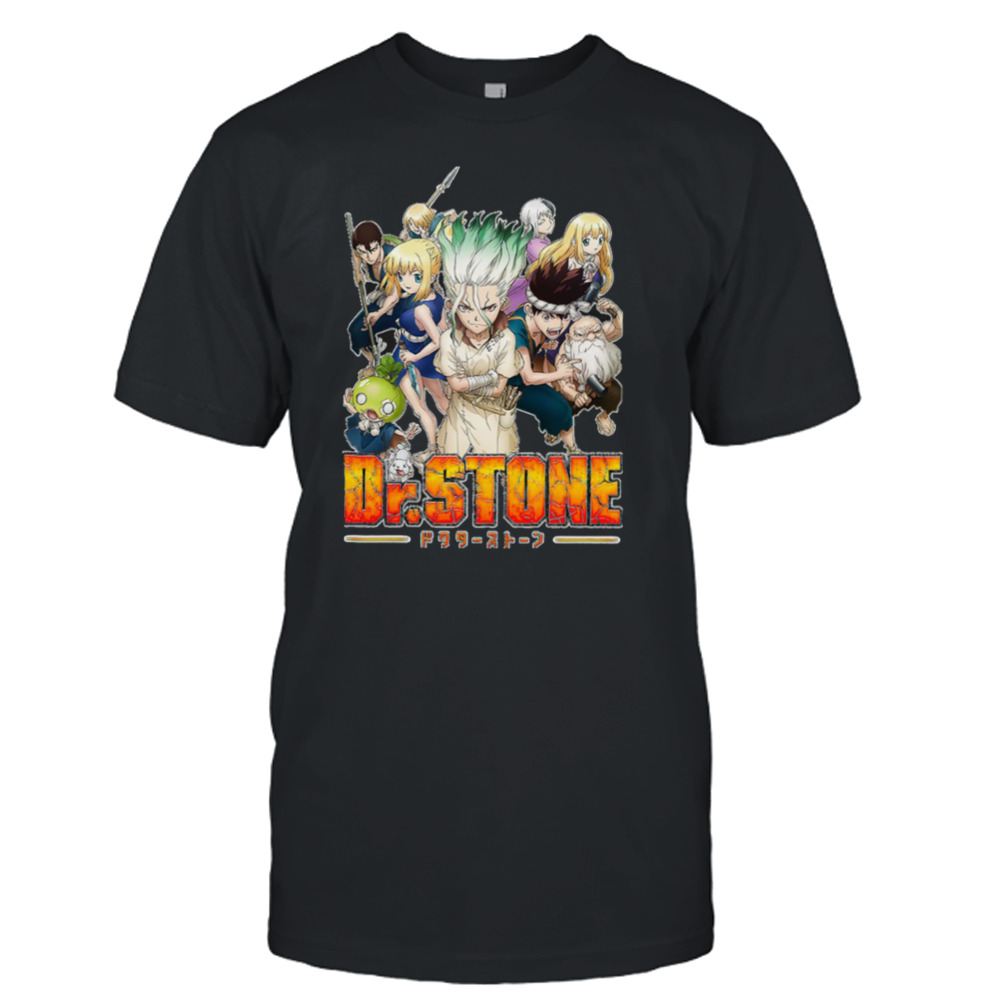 Retro Japanese Dr Comics Stone Characters shirt