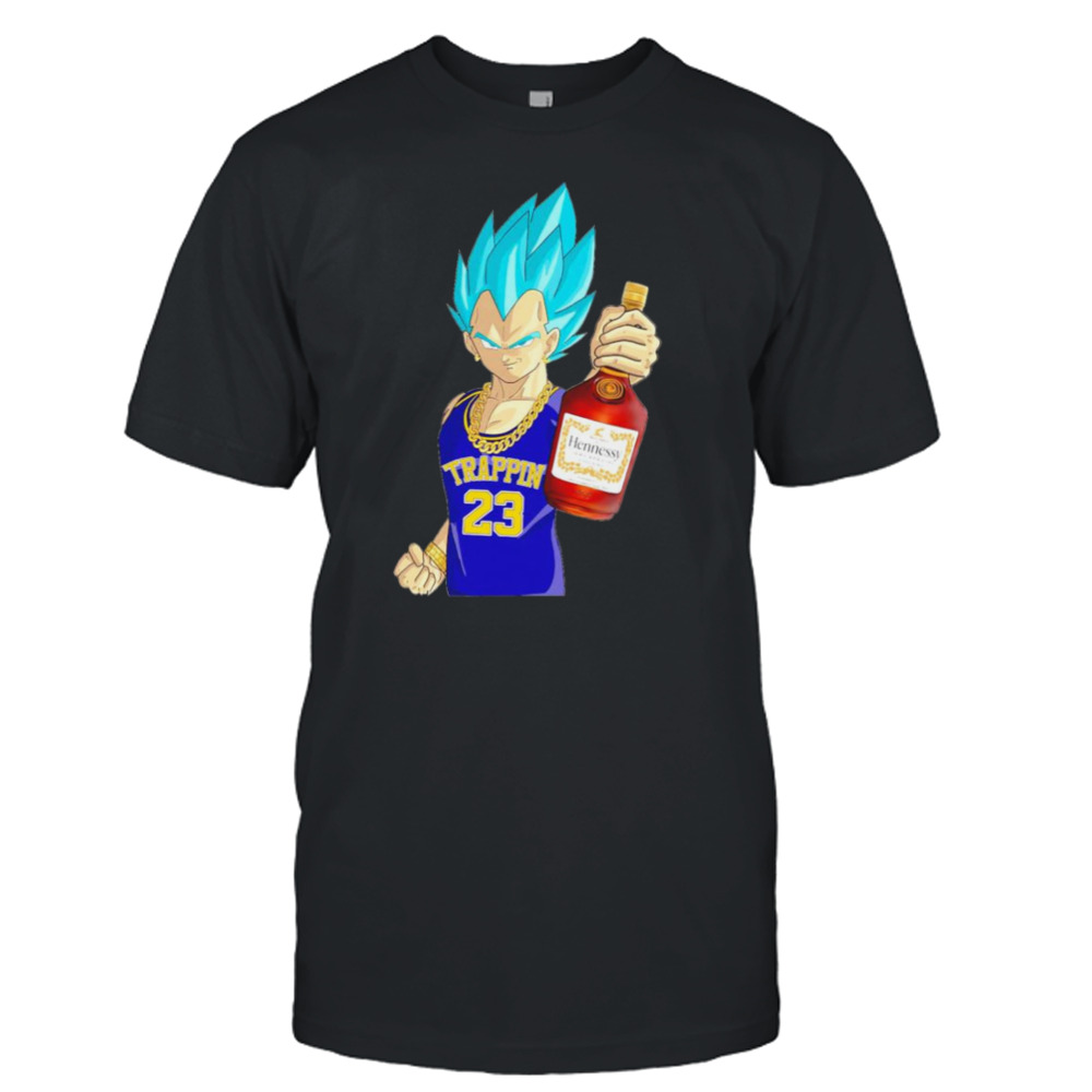 Vegeta Hennessy Trappin 23 shirt