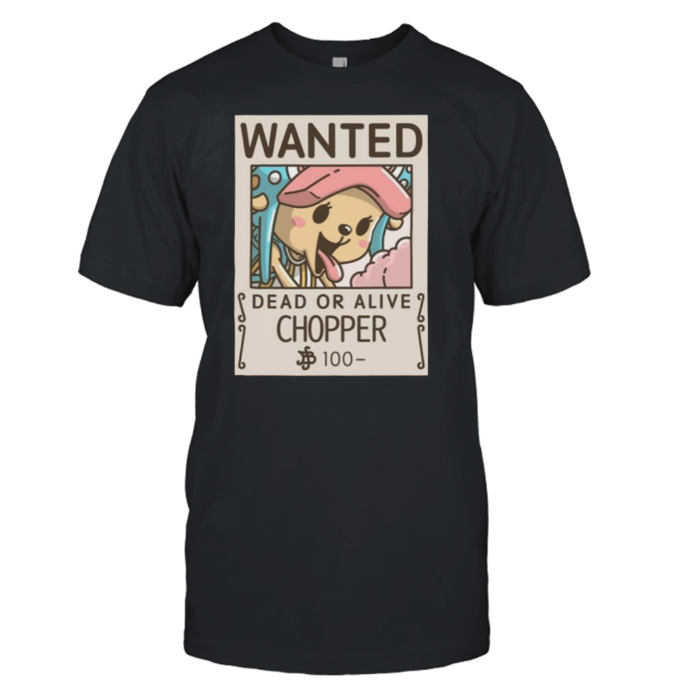 Wanted Graphic Tony Tony Chopper One Piece Cute And The Little shirt