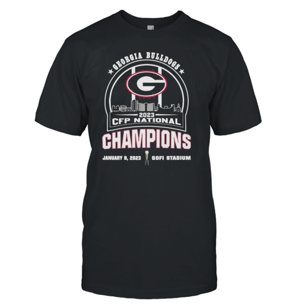 2023 CFP National Champions Georgia Bulldogs shirt