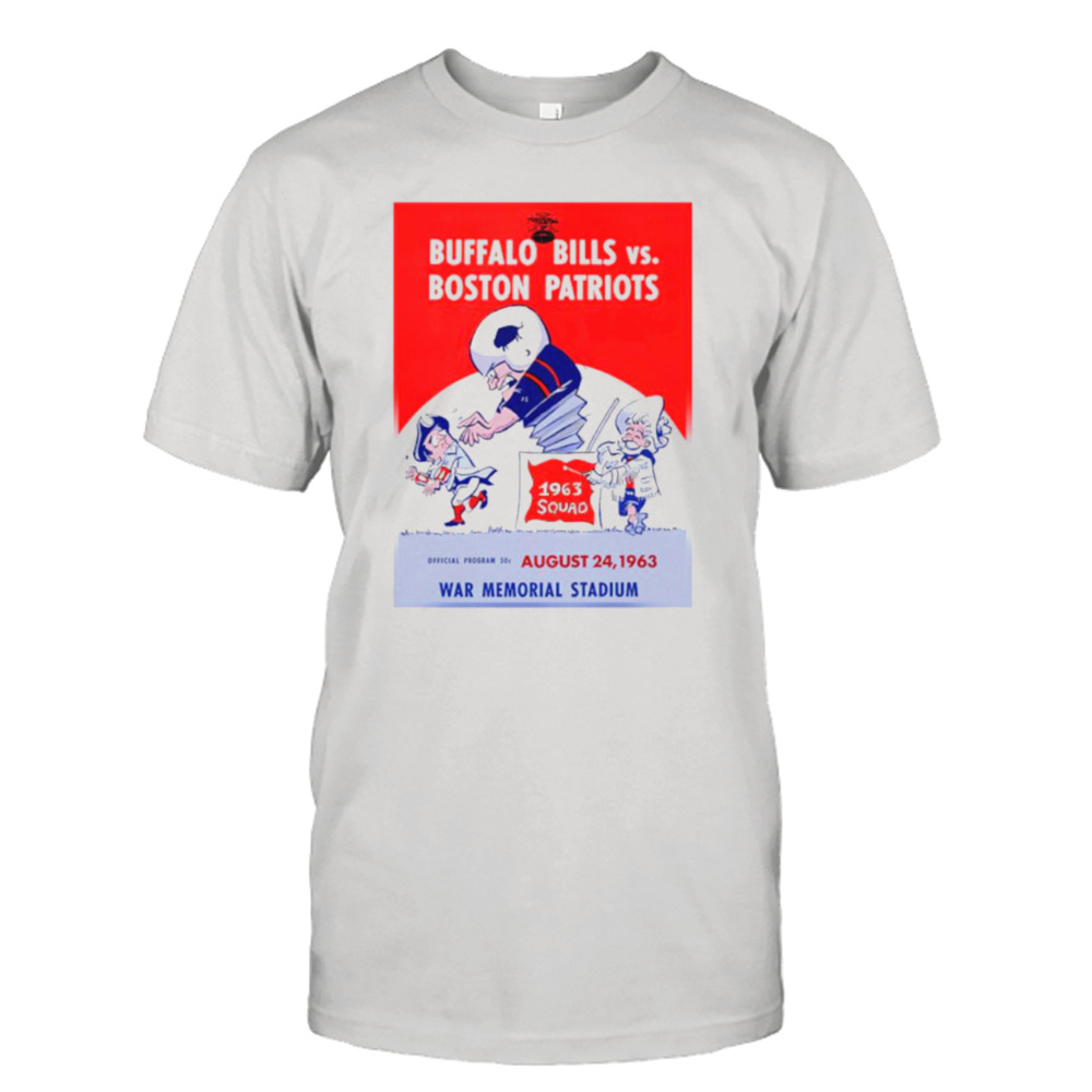 Buffalo Bills Vs Boston Patriots War Memorial Stadium Shirt