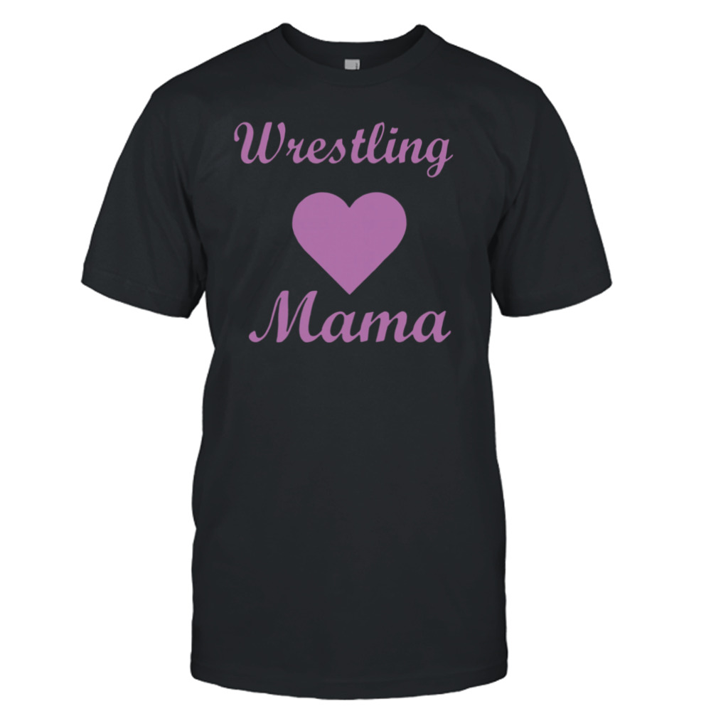 Wrestling Heart Mama Shirt