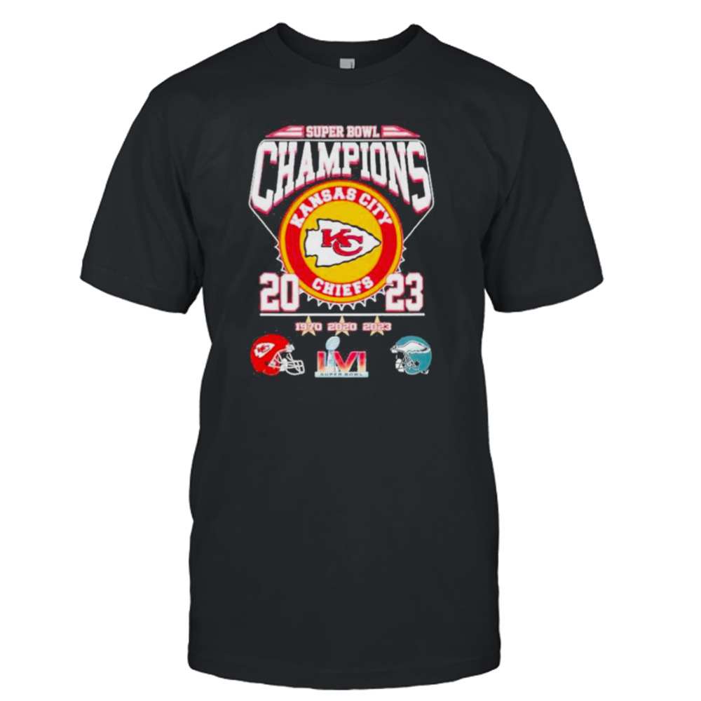 Kansas City Chiefs Vs Philadelphia Eagles 20-23 Super Bowl Champions 2023 shirt