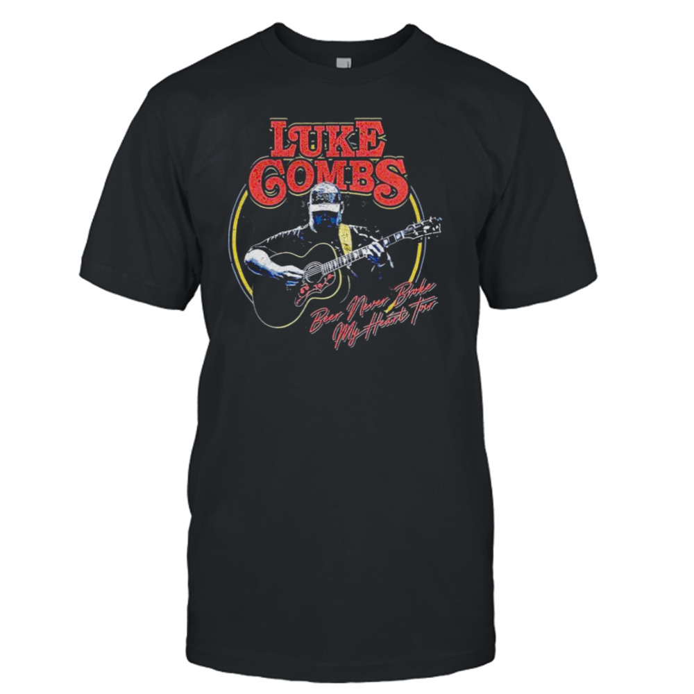 Luke Combs World Tour Country Music Beer Never Broke My Heart 2023 Shirt