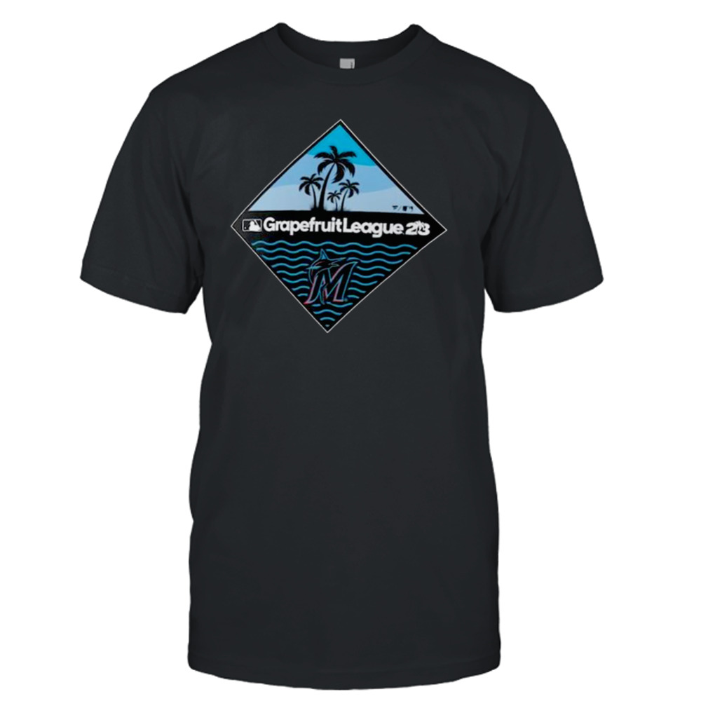 Miami Marlins 2023 MLB Spring Training Diamond T-Shirt