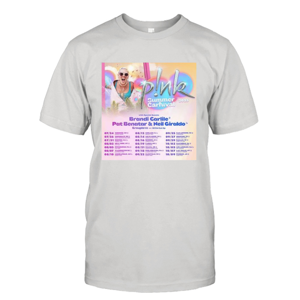 Pink Summer Carnival Dates 2023 Tour Shirt