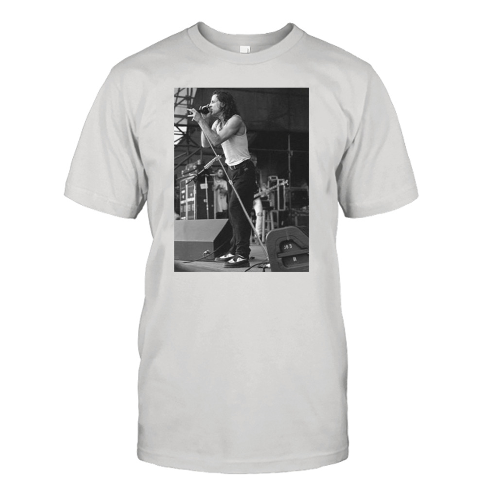 Portrait Gary Cherone Bw Photograph shirt