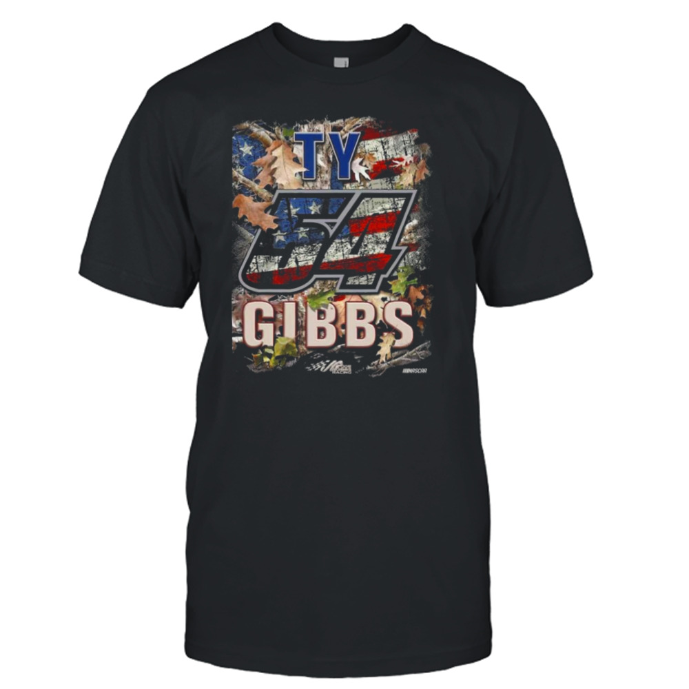 Ty Gibbs Joe Gibbs Racing Team Collection Patriotic Shirt