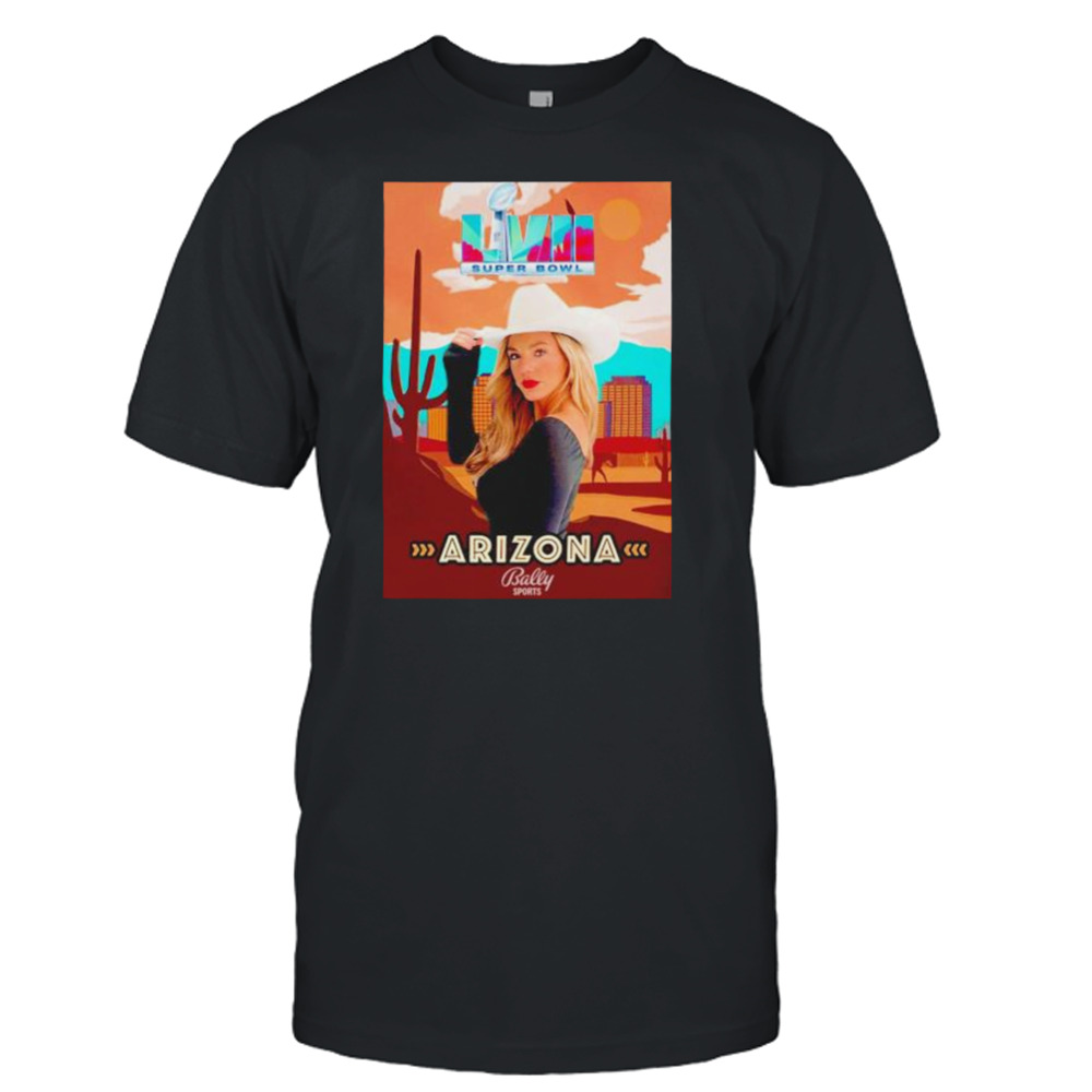 super bowl LVII Arizona Bally sports Annie Agar shirt