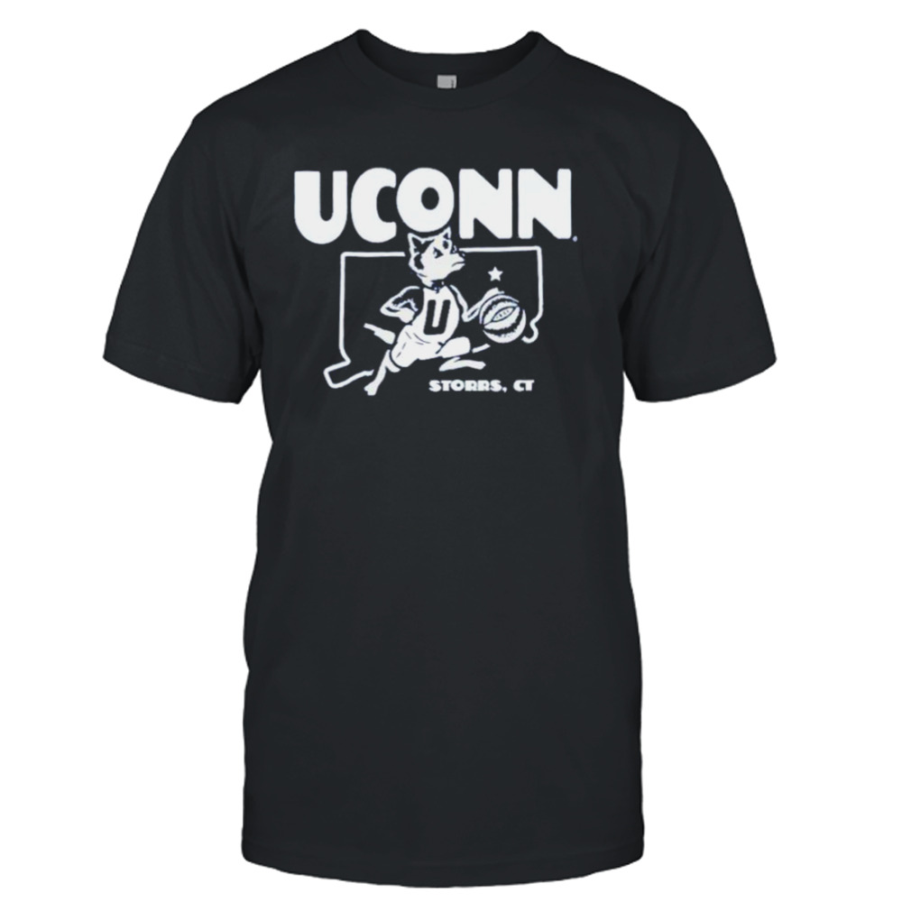 uConn hoops logo shirt