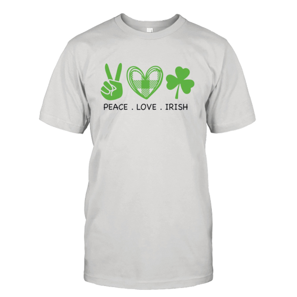 Peace Love Irish Cute Shirt