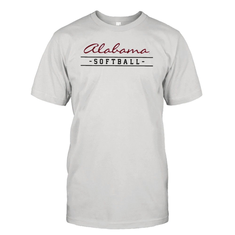 Alabama champion bar script softball T-shirt