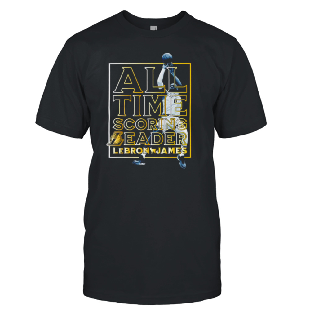 LeBron James Los Angeles Lakers NBA All-Time Scoring Record shirt