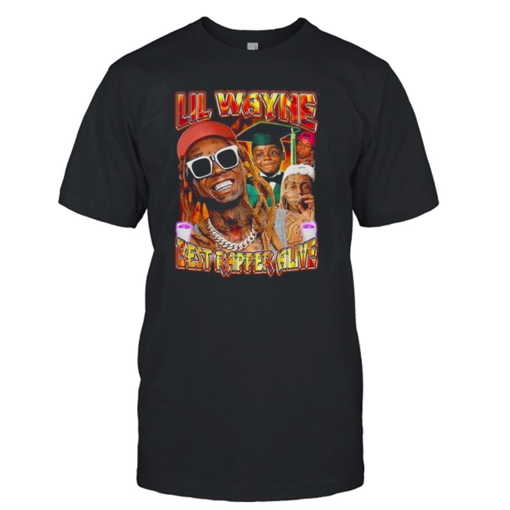 Lil Wayne Weezy Best Rapper Alive Vintage Shirt