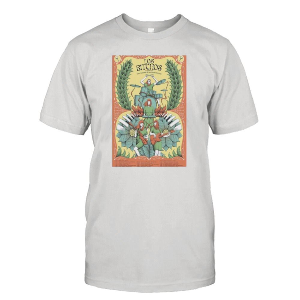 Los Bitchos 2023 Winter Tour 2023 With King Gizzard & The Lizard Wizard shirt