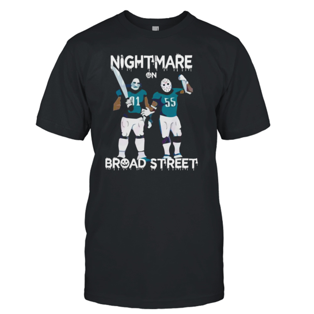 Nightmare On Broad Street Philadelphia Eagles Super Bowl LVII Shirt