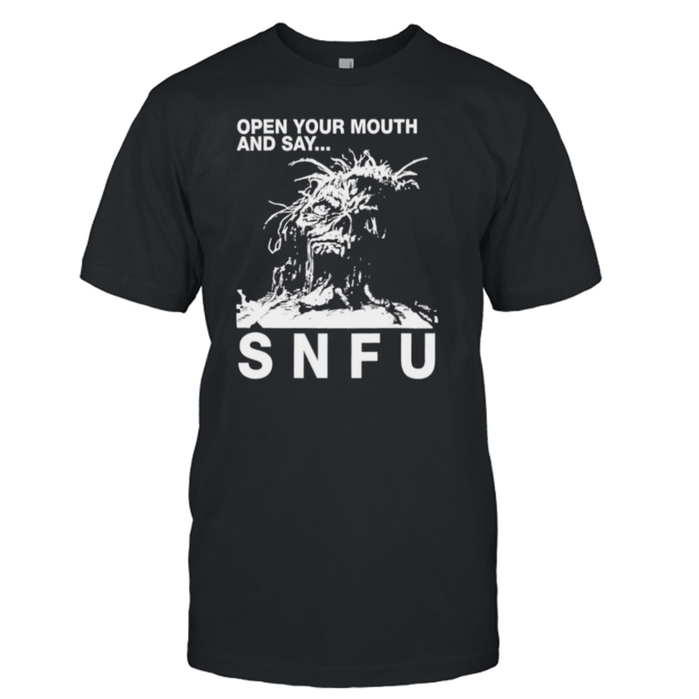 Open Your Mouth Snfu Vintage shirt