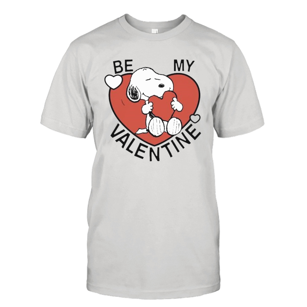 Peanuts Snoopy be my Valentine heart shirt