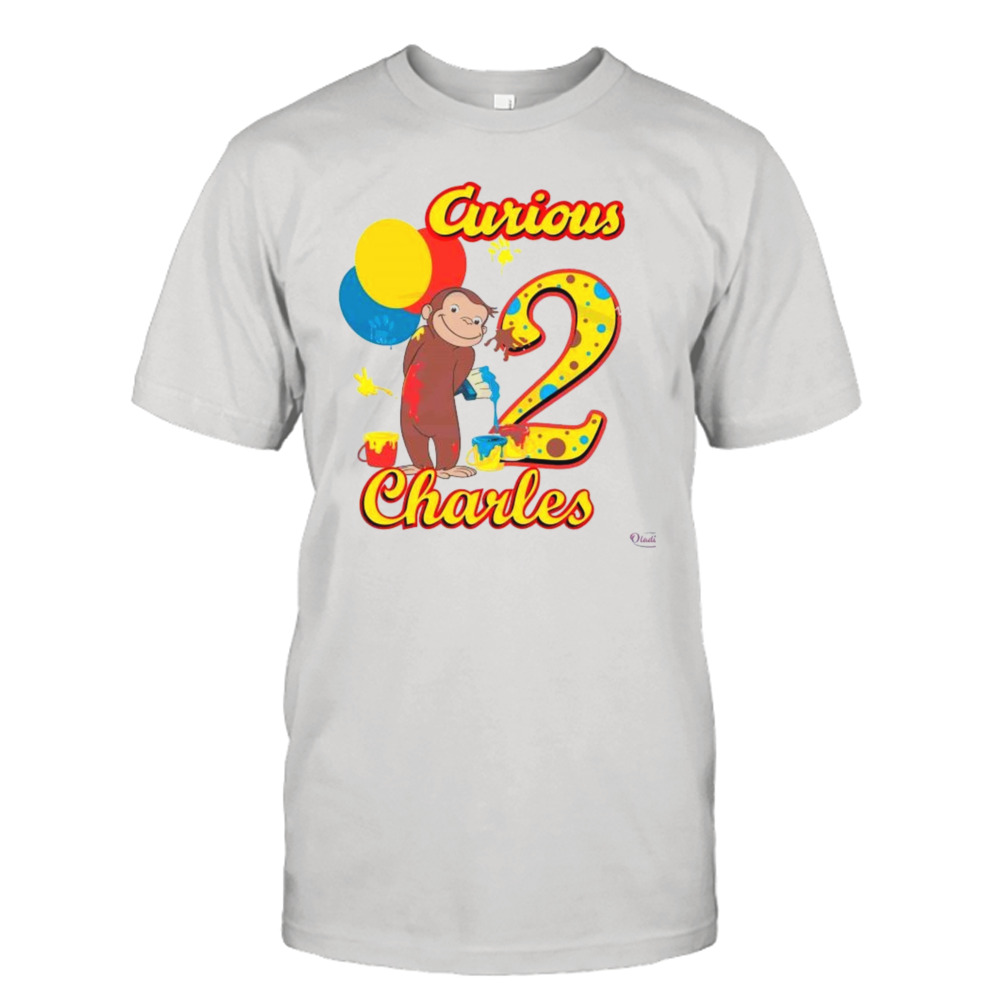 Personalized Curious George Birthday Shirt